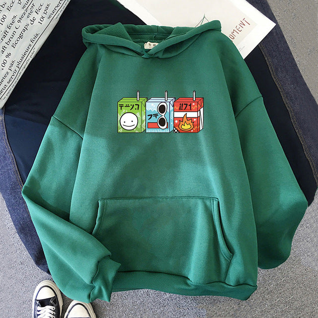 Dream Team Juice Box Print Hoodie