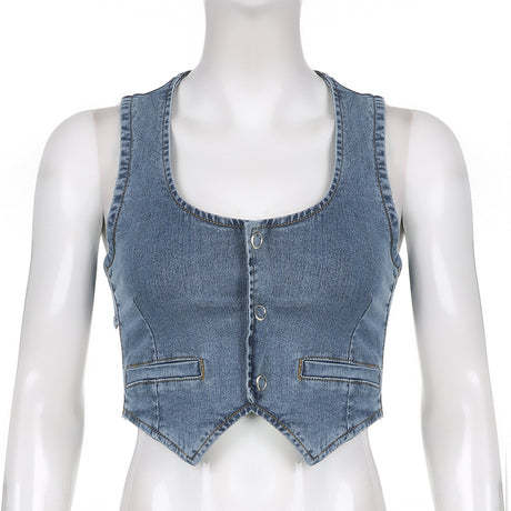 Ava Buttoned Vest