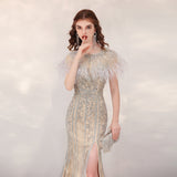 Sparkling Night Sky Evening Dress