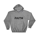 Faithful Letter Print Hoodie