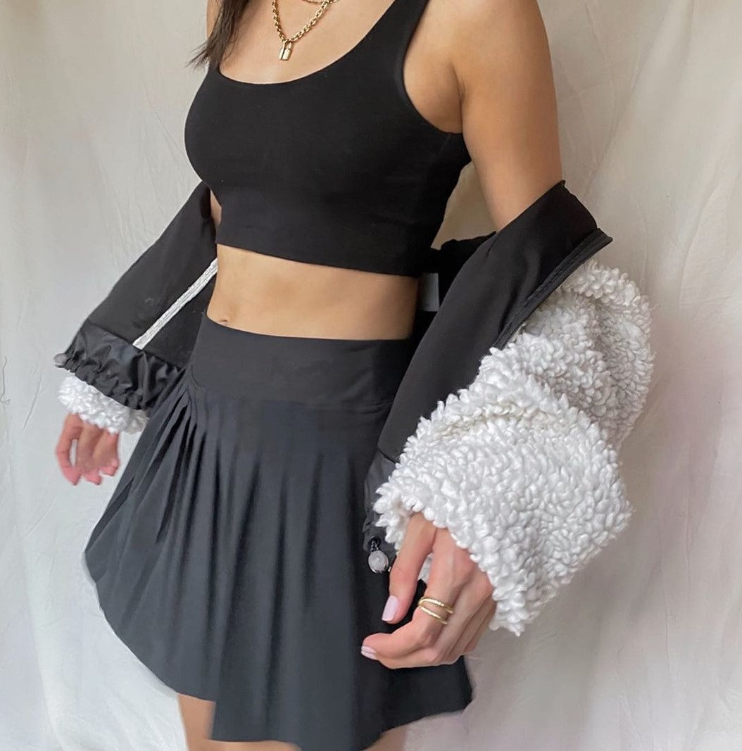 Pure Pleated Casual Skirt