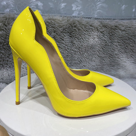 Patent Leather Ultra-Thin High Heels