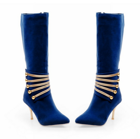 Seductive Stitched Heel Zip Boots