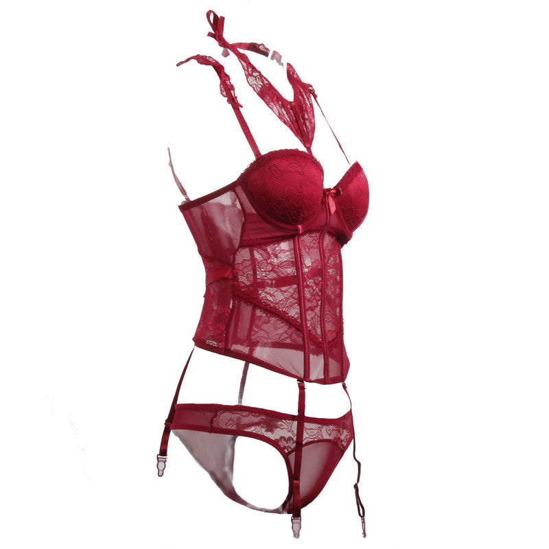 Amora Ruby Garter Set