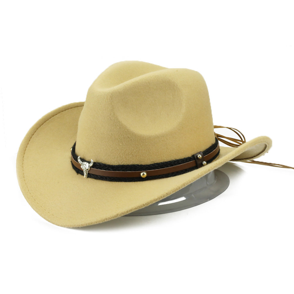 Jazzy Wool and Felt Cowboy Hat