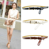 Patent Leather Pin Buckle Multi-Color Belt