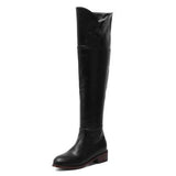 Seductive Chic Thigh High Flat Heel Boots