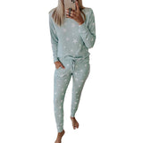 Printed Casual Home Service Pajama Set