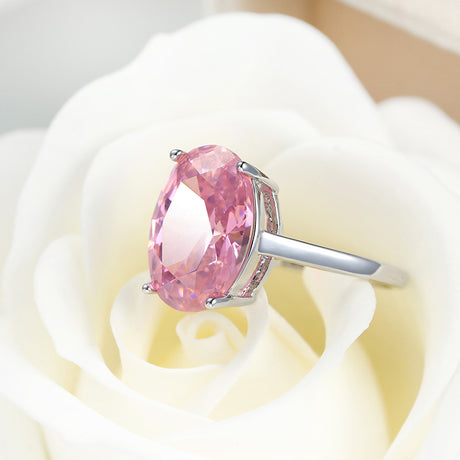 Pink Wedding Cut Ring