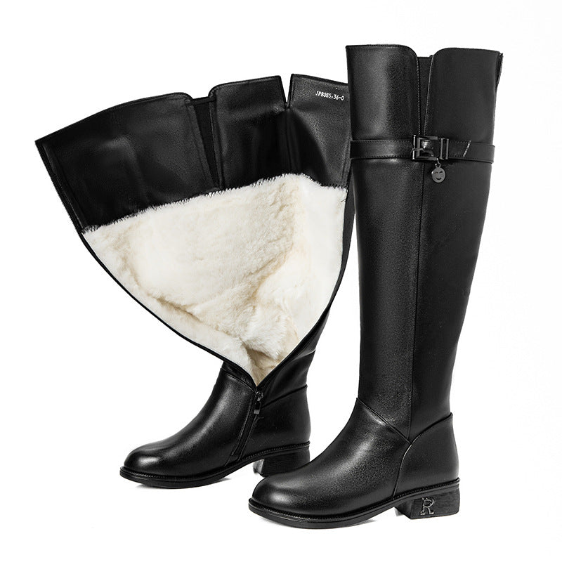 Warm & Flirty Winter Over-The-Knee Boots