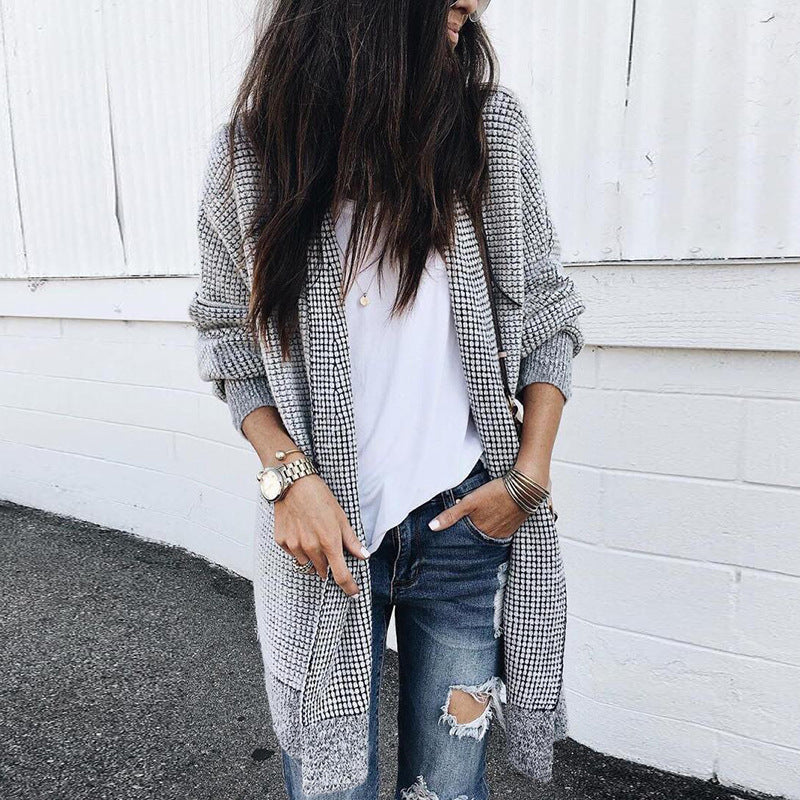 Cardigan coat