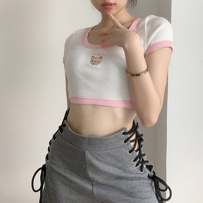 Meow Meow Crop Top