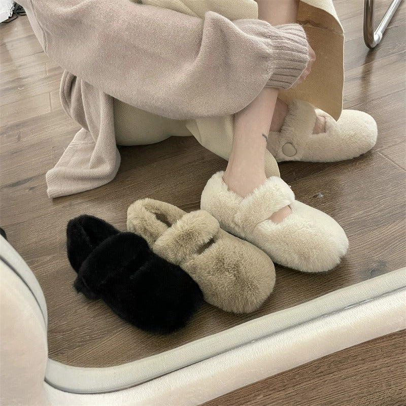 Fluffy Mila Sandals