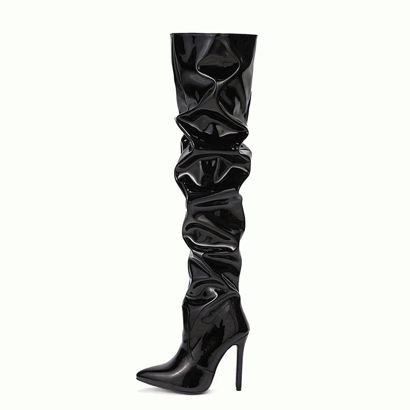 Seductive Chic Knee High Super Heel Party Boots