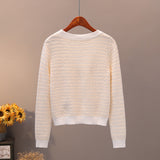 Sheep Cashmere Striped Dream Cardigan