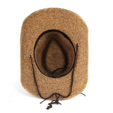 Mixed Color Western Straw Cowboy Hat