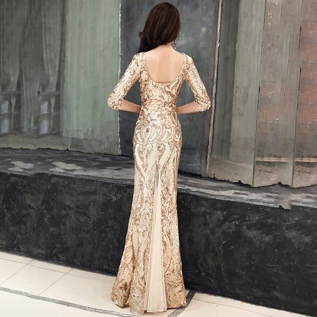 Sparkling Mermaid Sequin Evening Dress