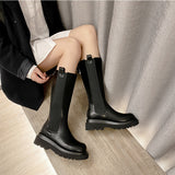 Seductive Zip-Up Martin Boots