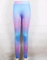 Pink Blue Sunrise Leggings