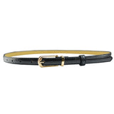 Patent Leather Pin Buckle Multi-Color Belt