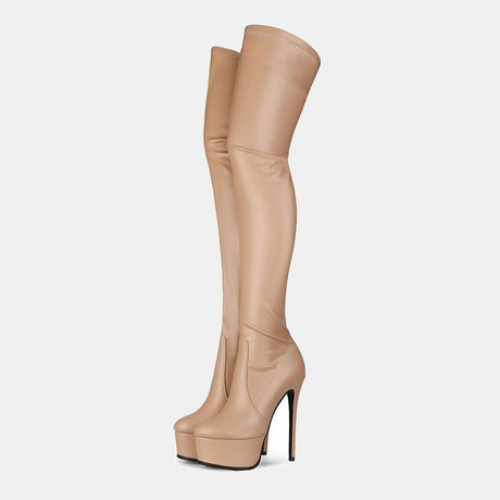 Seductive Suede Overknee Boots