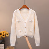 Sheep Cashmere Striped Dream Cardigan