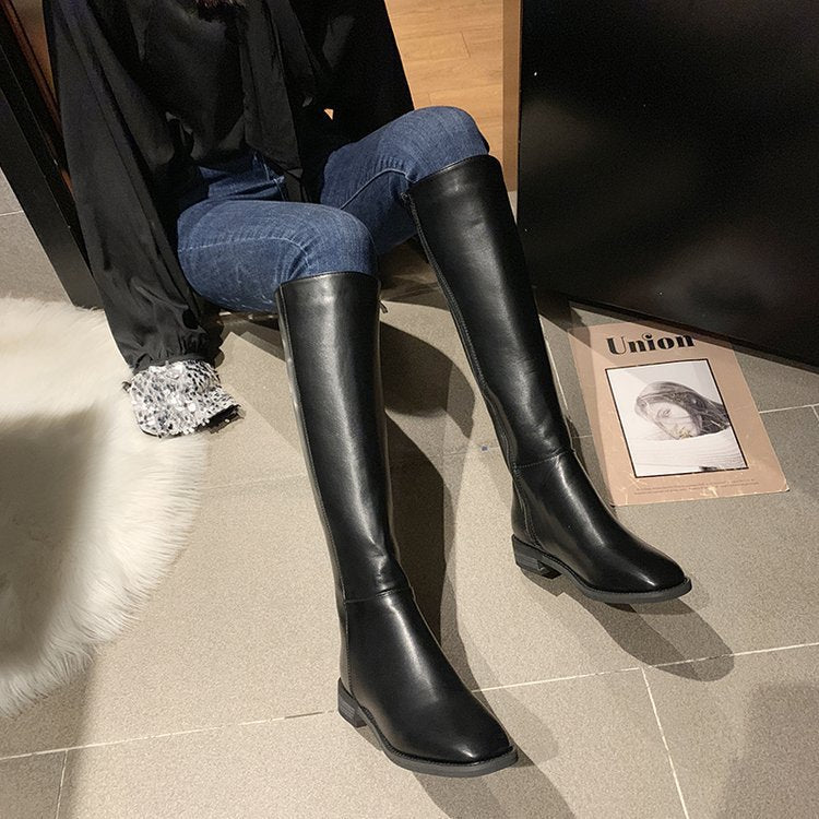 Mori Chic Suede Over-the-Knee Boots