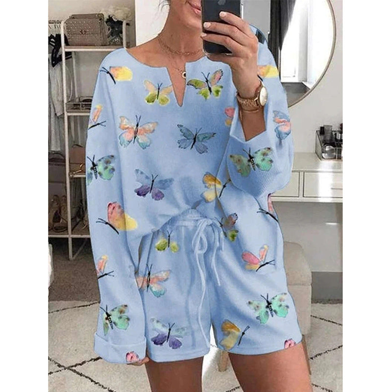 Printed Street Style Pajama Set