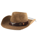 Mixed Color Western Straw Cowboy Hat