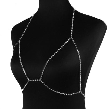 Glamorous Rhinestone Body Jewelry