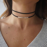 Lola Black String Choker