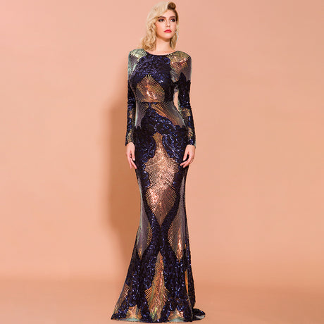 Starry Night Evening Dress