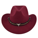 Western Bell Shape Curved Brim Cowboy Hat