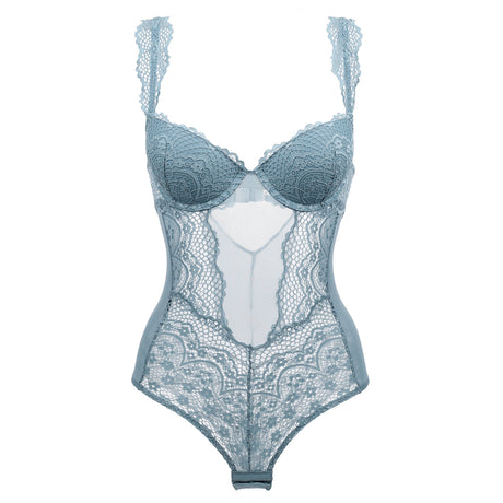 Lace Translucent Sensation Bodysuit Lingerie