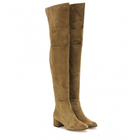 Sultry Suede Thigh-High Boots