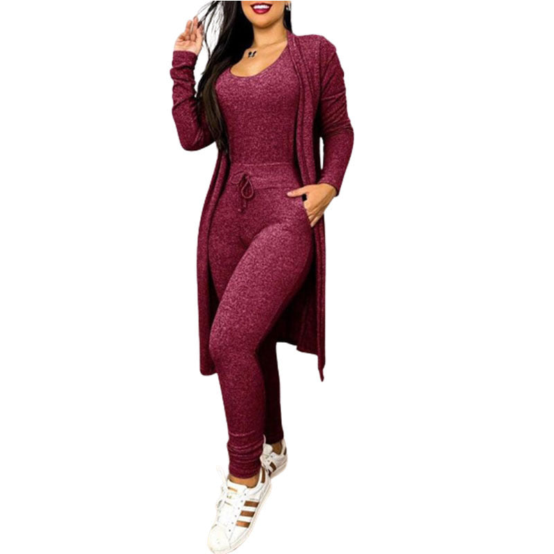 Versatile Fashion Jumpsuit Set