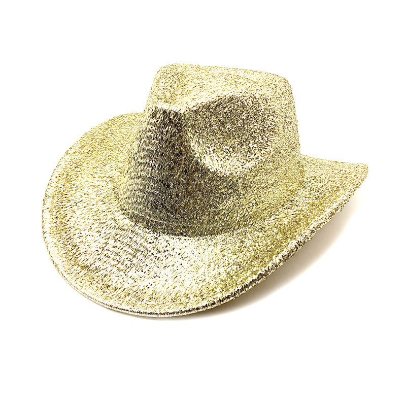 Simple Sun Shield Polyester Cowboy Hat