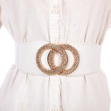 Hollow Out Wide Statement Belt