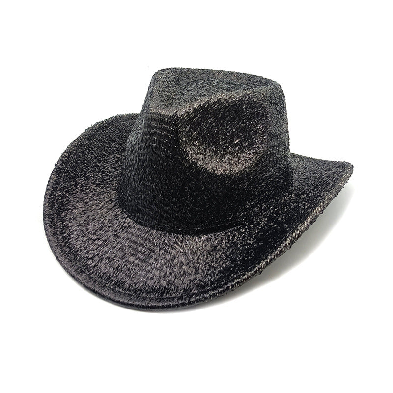 Simple Sun Shield Polyester Cowboy Hat