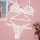 Amber Flower Lace Bra and Panty Set