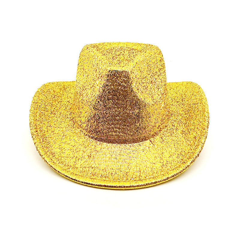 Simple Sun Shield Polyester Cowboy Hat