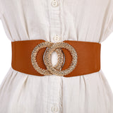 Hollow Out Wide Statement Belt