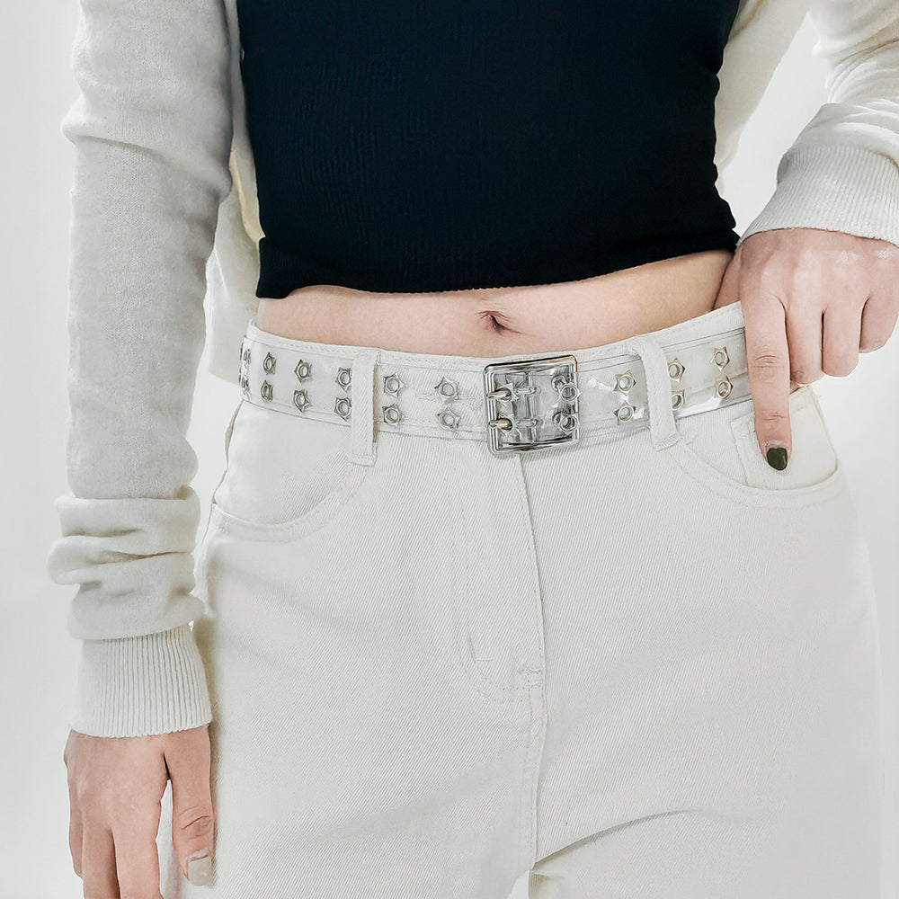 Stellar Perforated Hollow Waist Belt