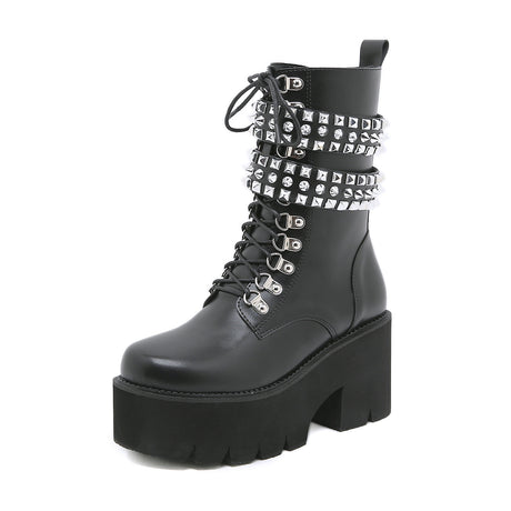 Ravishing Rivet Mid-calf Fashion Boots