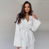 Silk Cardigan Strap Pajama Set