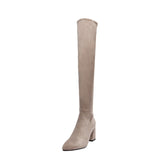 Seductive Suede Thigh-High Boots