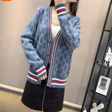 Sweetheart V-Neck Buttoned Knit Cardigan