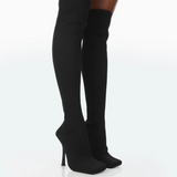 Seductive Suede Thigh High Fashion Boots