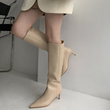 Seductive Suede Thigh High Stiletto Boots