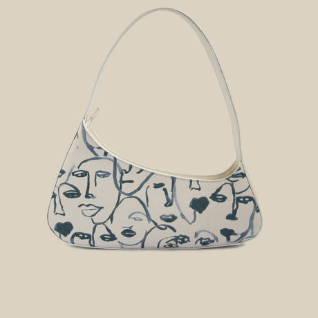 Vintage Canvas Character Shoulder Bag